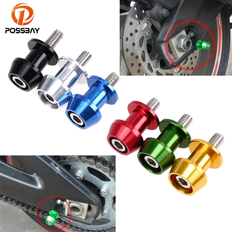 Posbay 8 мм алюминиевая подставка для мотоцикла маятник катушки слайдер винт Yamaha Harley
