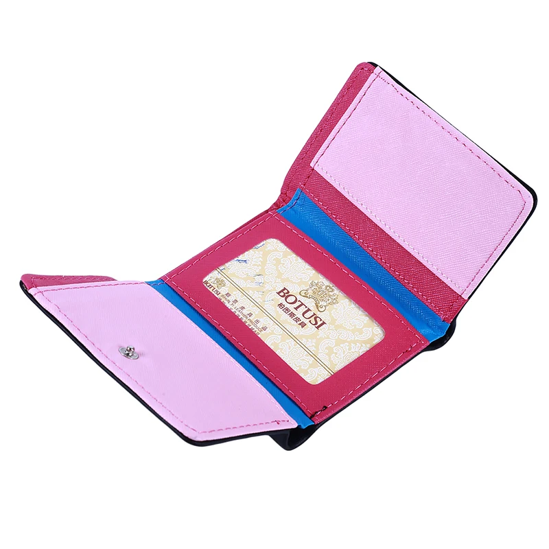 

Cartoon Cat Women Wallet PU Leather Women Short Wallet Brand Designed Coin Purse Female Card Holder Cute Girl Wallet