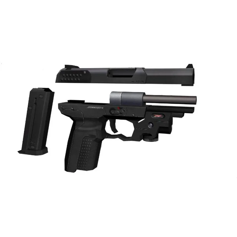 Масштаб 1:1 бумажная модель пистолета FN57 DIY 3D карточка для строительства наборы