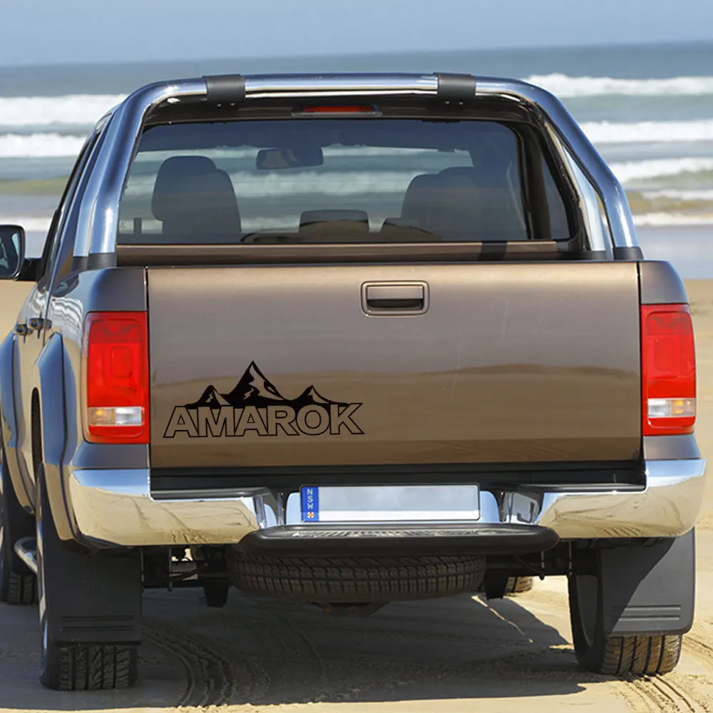 Наклейка на дверь заднего багажника пикапа для Volkswagen VW Amarok Truck Graphic Mountain