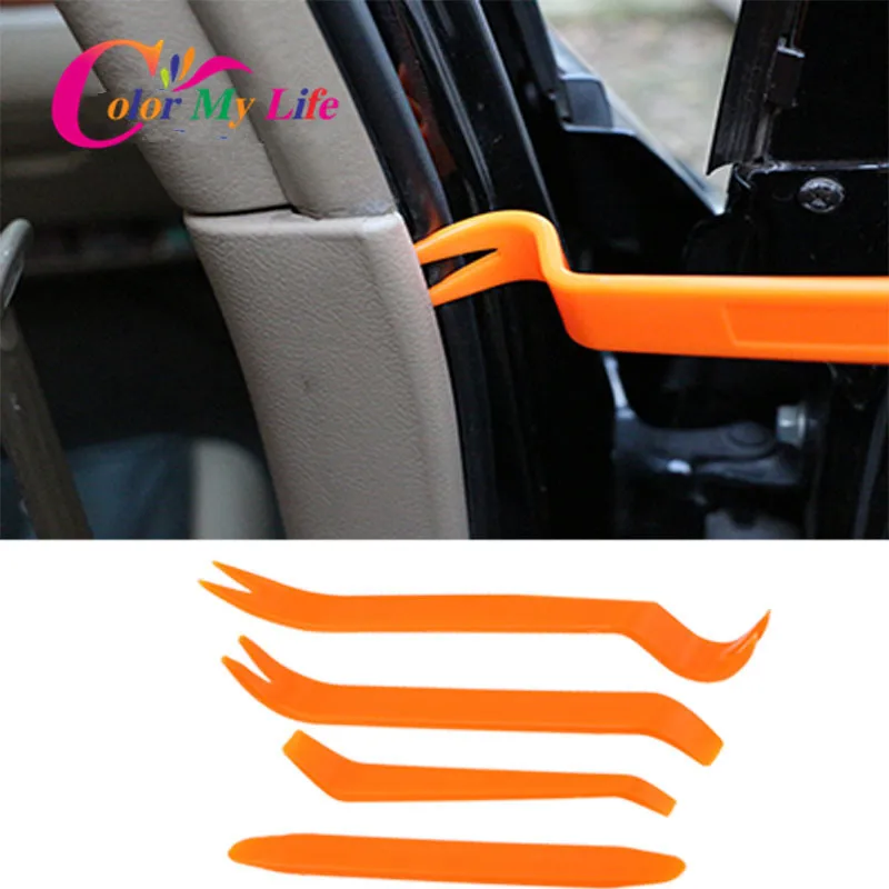 Инструмент для разборки автомагнитолы 4 шт./компл. Toyota Corolla Hyundai Creta Lada Priora Skoda Rapid