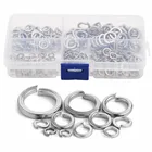 300480 шт. комплект замков шайб из нержавеющей стали черная углеродистая сталь m2 m2 m2, 5 m3 m4 m5 m6 m8 m10 m12, замок с пружиной