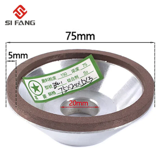 

4"/100mm Diamond Grinding Wheel Cup Cutting Disc For Milling Cutter Tool Sharpener Grinder Accessory 1Pc