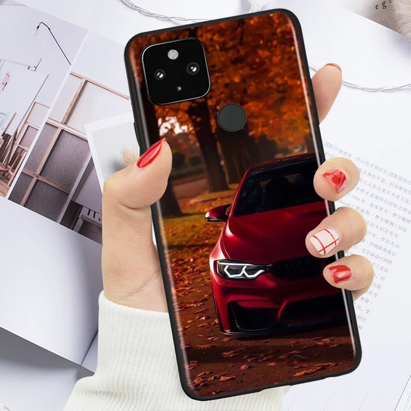 

Hot Sports Cool Cars Shockproof Cover for Google Pixel 5 4 4A XL 5G Black Phone Case Shell Soft Fundas Coque Capa