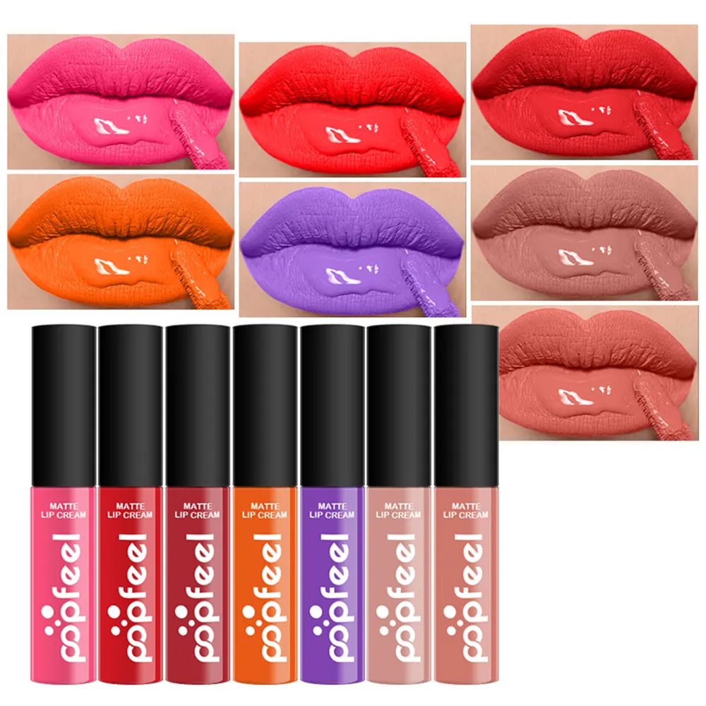 

POPFEEL All In One Makeup Kit With Eyeshadow Lip Gloss Lipstick Makeup Brushes Eyebrow Cream Concealer Beauty Cosmetic Bag