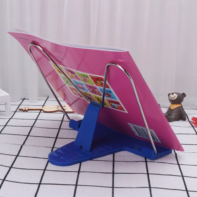 Металлическая подставка для книги с регулируемым углом выдвижная портативная