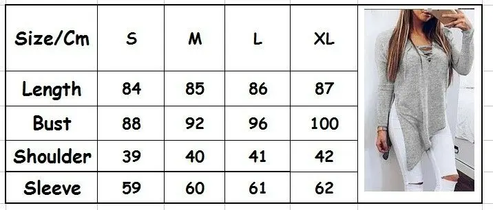 

2020 Spring Fashion Women T-shirts Long Sleeve V Neck Tops Irregular Party Shirt Blouse