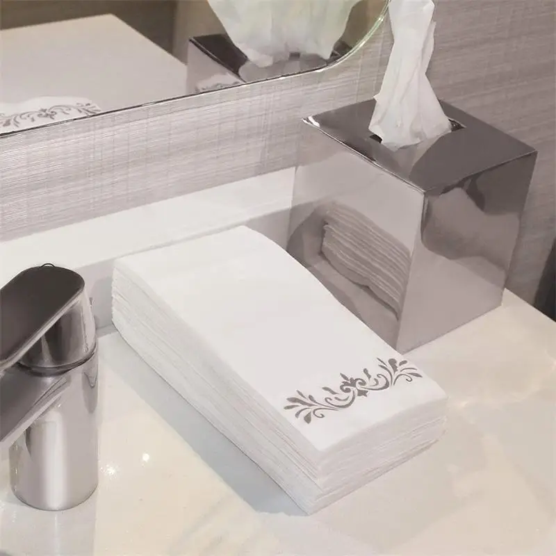 

Disposable Napkins Paper Hand Towel Table Linen-Feel Paper Soft and Absorbent Luxury Durable Decorative Bathroom Kitchen Parties