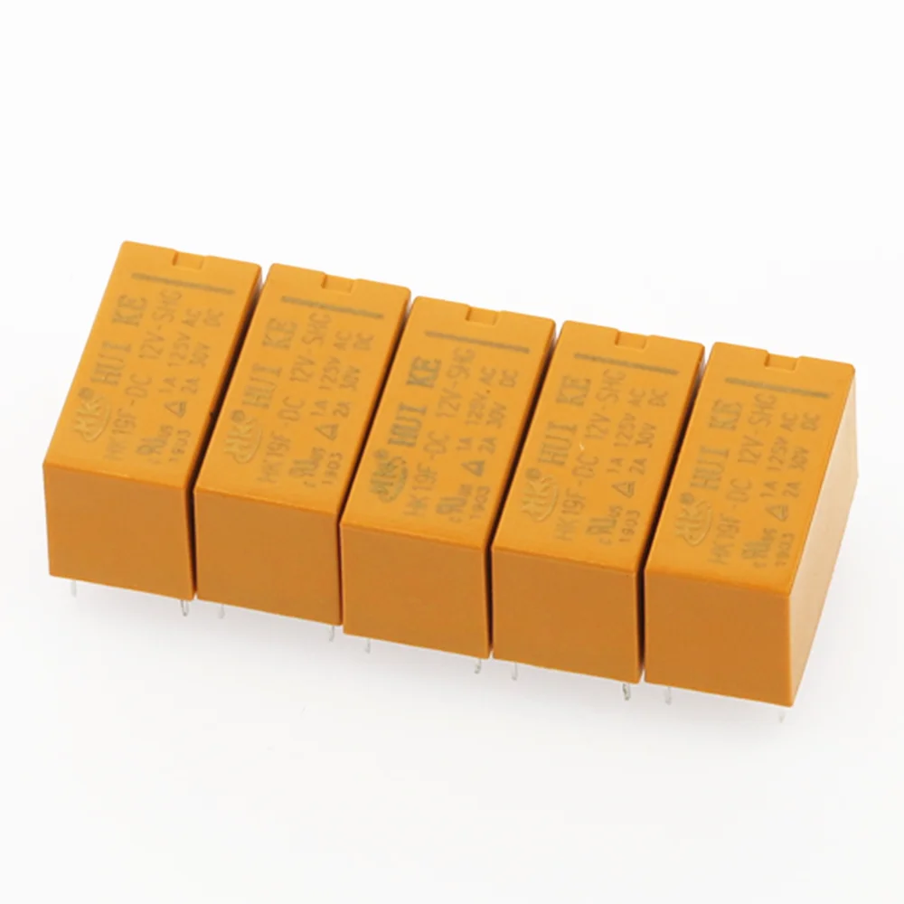 5 шт. реле HK19F-DC3V-SHG HK19F-DC5V-SHG HK19F-DC12V-SHG HK19F-DC24V-SHG HK19F 3V 5V 12V 24V 8PIN