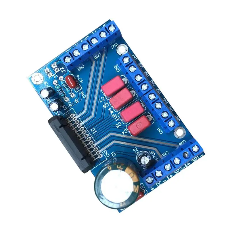 

DC 12V TDA7388 четыре канала 4x41W o усилитель мощности плата BTL PC Автомобильный усилитель