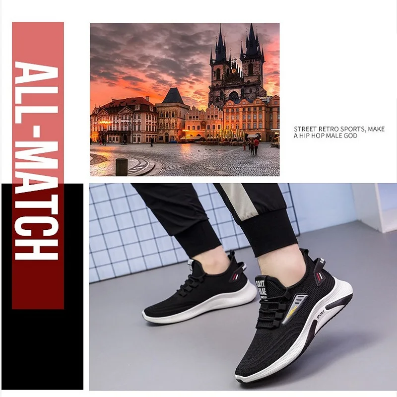 

Sports Men's Shoes Net Shoes 2021 New Spring And Autumn Trendy Shoes Breathable Casual Shoes Men Trendy Mesh Sneakers