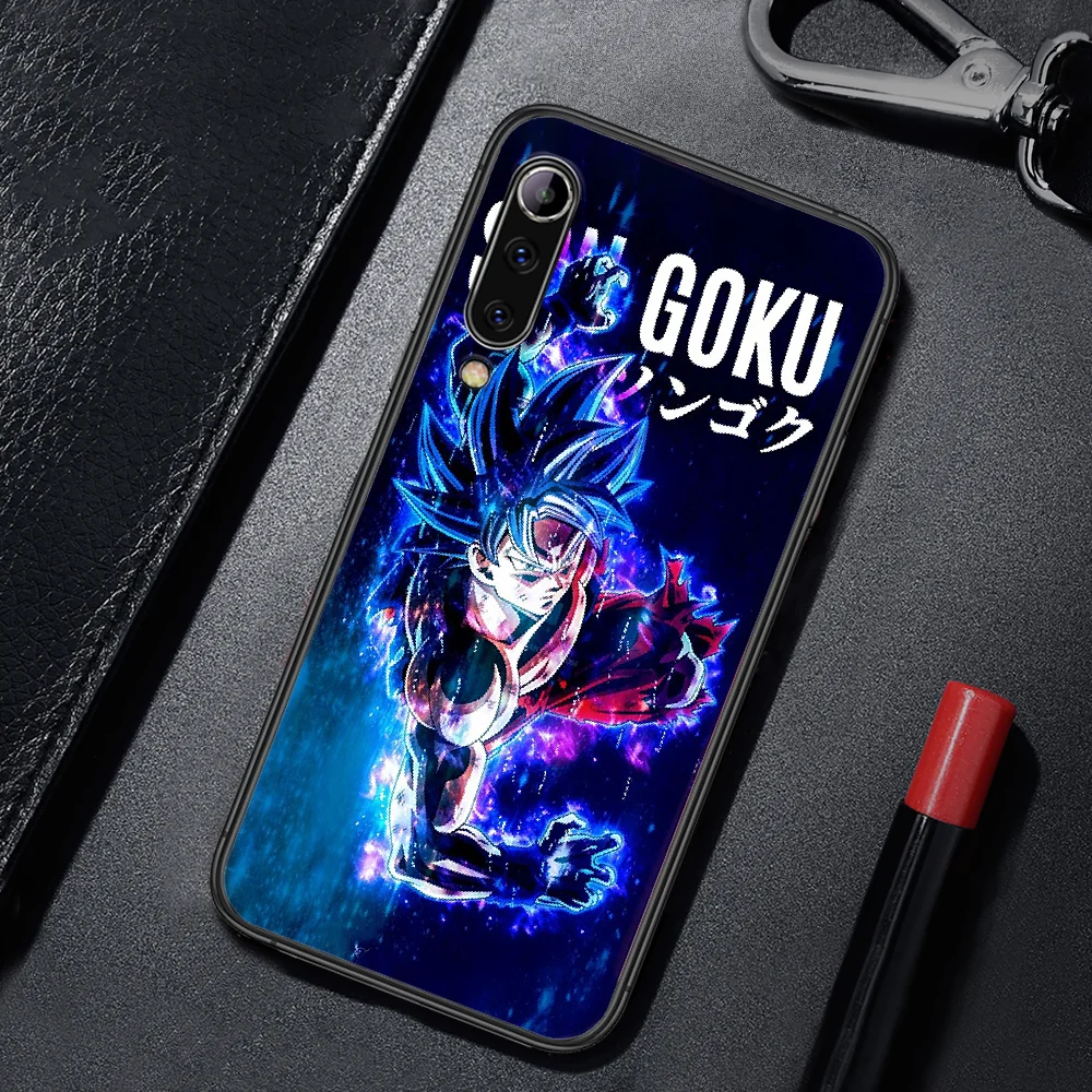 

Anime D-Dragone Ball Z DBZ Goku Phone Case For Xiaomi Mi Note 10 A3 9 MAX 3 A2 8 9 Lite Pro Ultra black Waterproof 3D Back