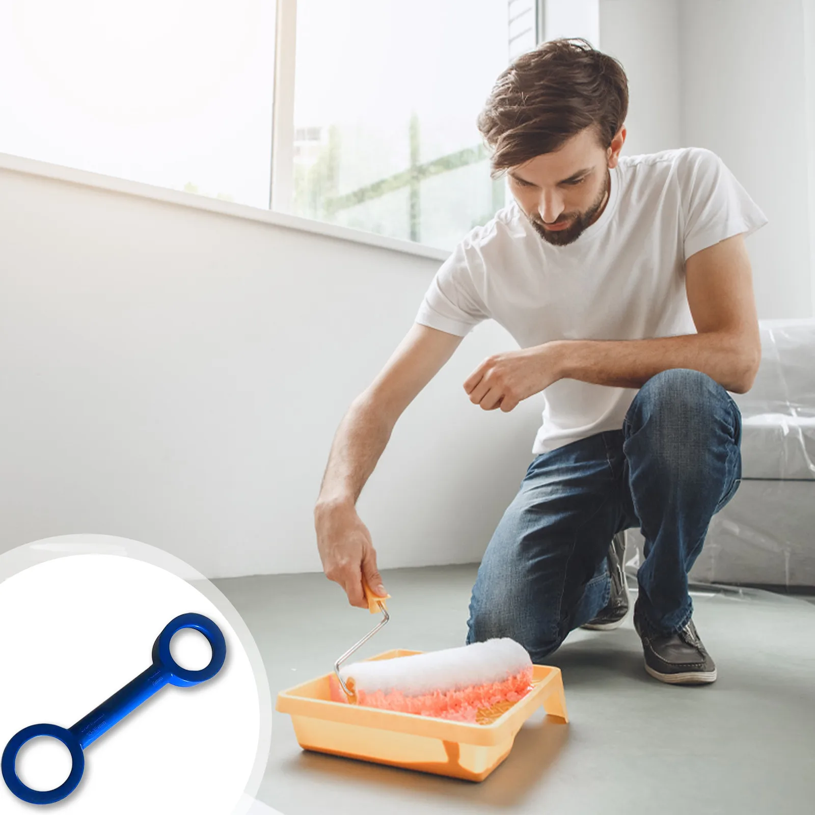 1 шт. усовершенствованный валик для чистки краски | Дом и сад