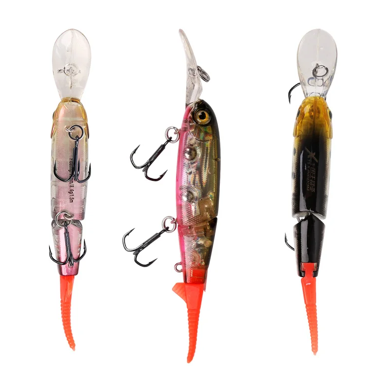 Приманка Kingdom Jerkbait Minnow плавающая приманка Topwater 8 6 г 90 мм 2 Соединенные секции
