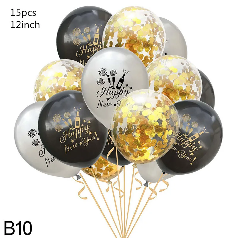 A10 32inch Number Foil Balloon Gold/silver Digit Helium Baloons Happy New Year Christmas Party Decor Globos DIY Home Ornaments - Цвет: A10