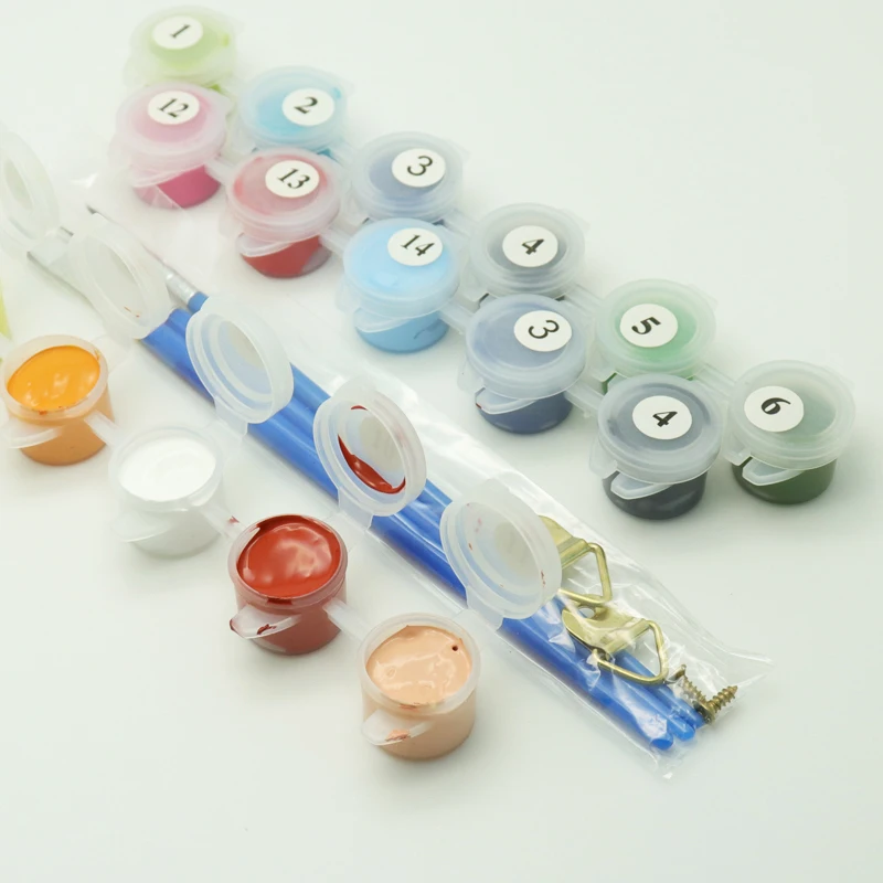 Набор для рисования по номерам RUOPOTY сделай сам рыболовная лодка абстрактная