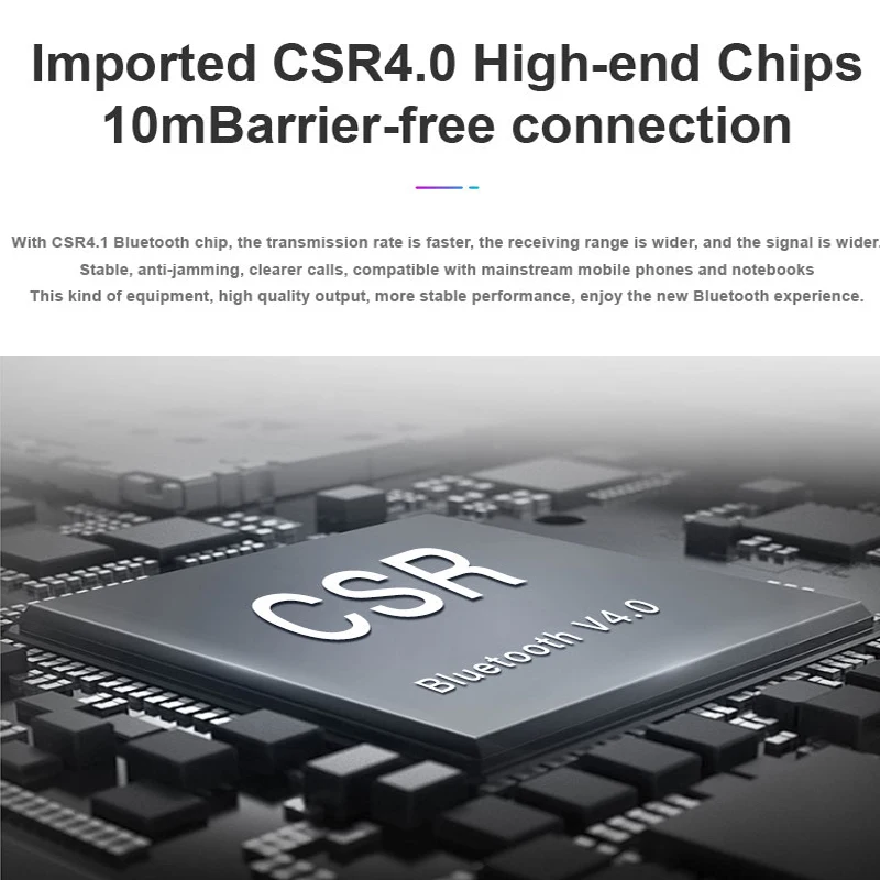 Беспроводные мини-наушники Fineblue F PLUS с микрофоном Bluetooth V4.0 гарнитура громкой