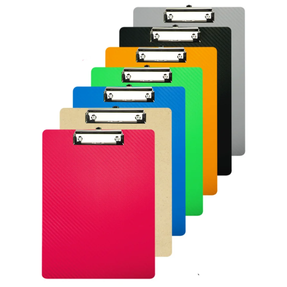 3 Pieces/lot A4 File Folder Board Folders A4 PP Thick File Writing Pad Clip File Waterproof Business Contract Folder