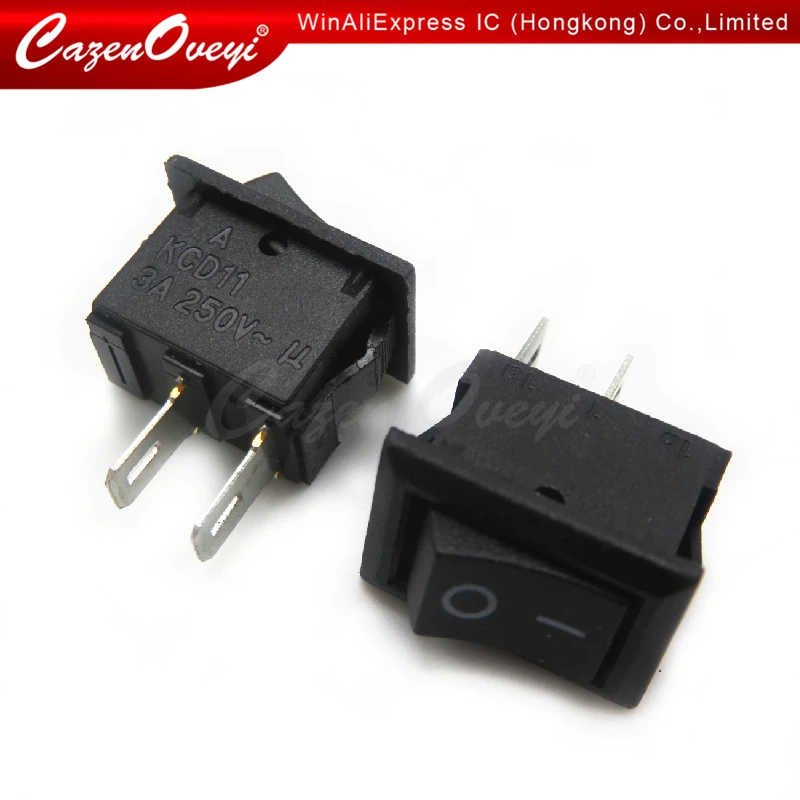 10 шт./лот судовой переключатель KCD-117-S KCD1-11 черный 2 средства ухода за кожей стоп 8 5