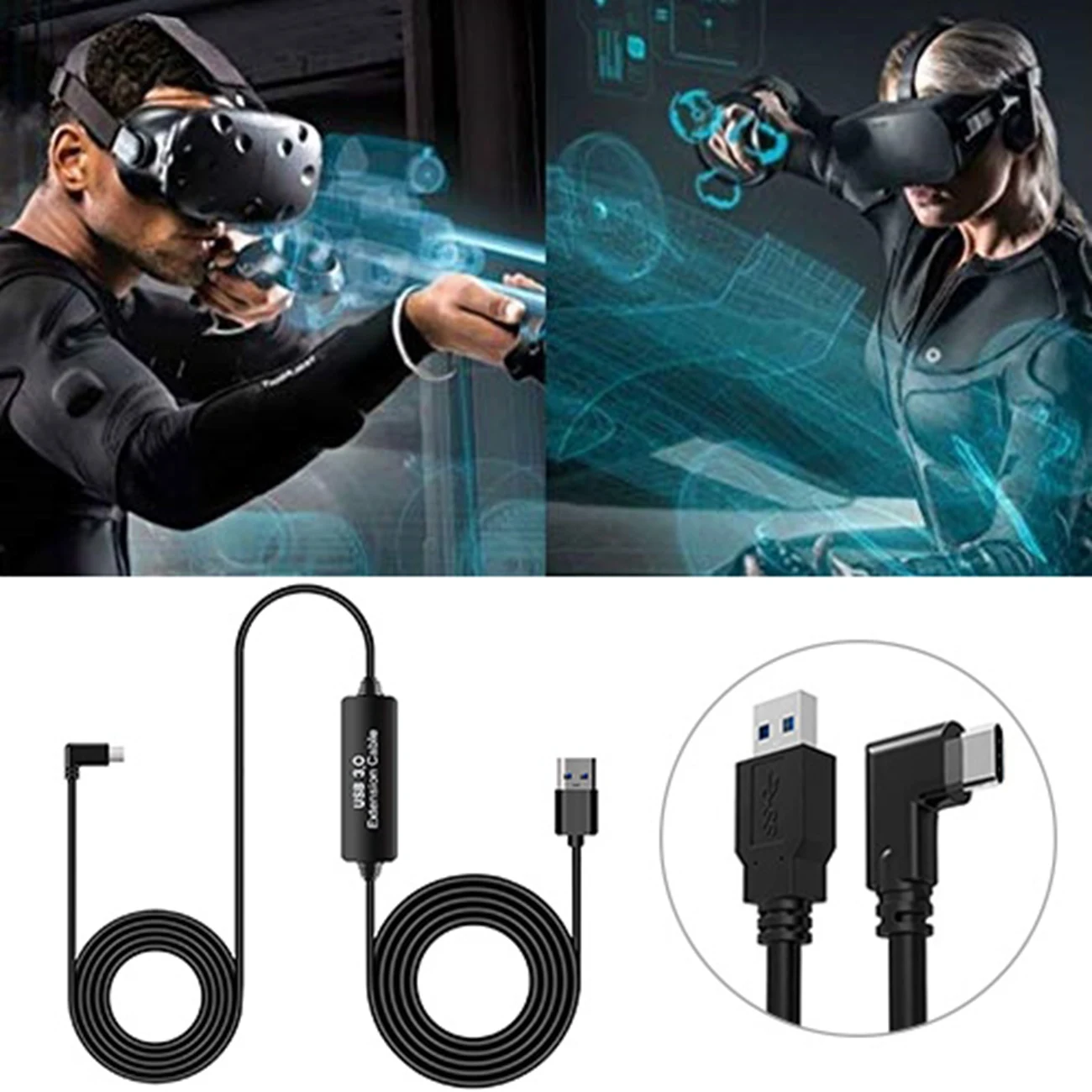 

Кабель для передачи данных Oculus Quest 2 Link VR-гарнитура USB 3.0 Type-C