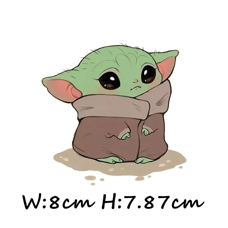 Детские наклейки Yoda Master Cool Star Wars Stitch нашивки для рюкзака сделай сам печать