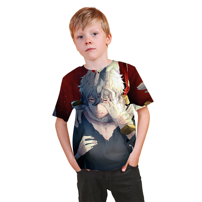 

3D T shirt My Hero Academia Boku No Hero Academia 4-14 year Children Fashion Streetwear Boy Girl Kids Printed T-shirts Tops Tee