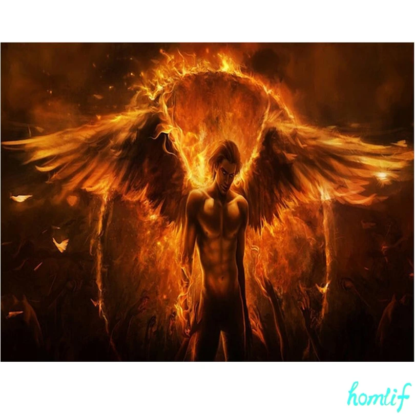 DIY Алмазная картина ангел качели мальчик вышивка полная мозаика Стразы Вышивка