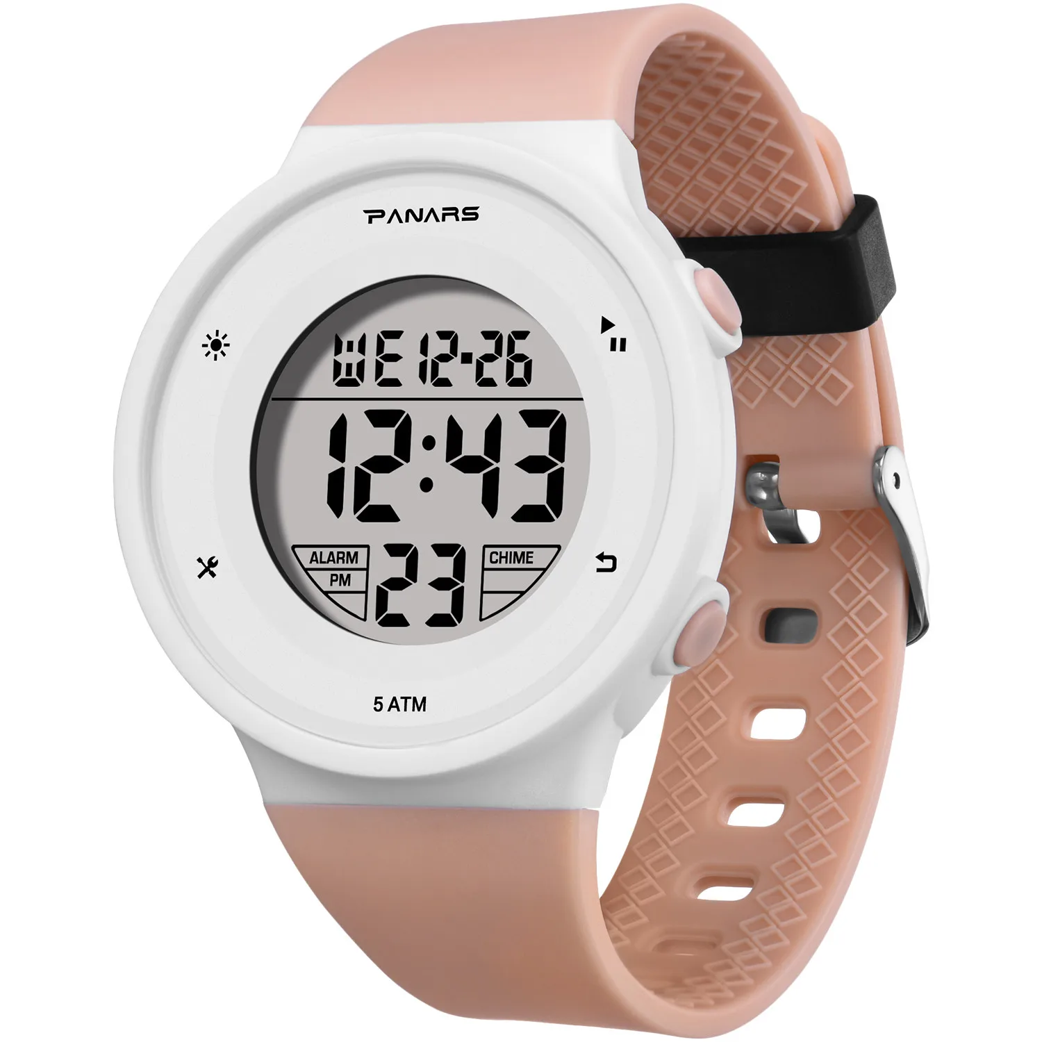 Часы наручные женские спортивные модные цифровые цветные светящиеся для