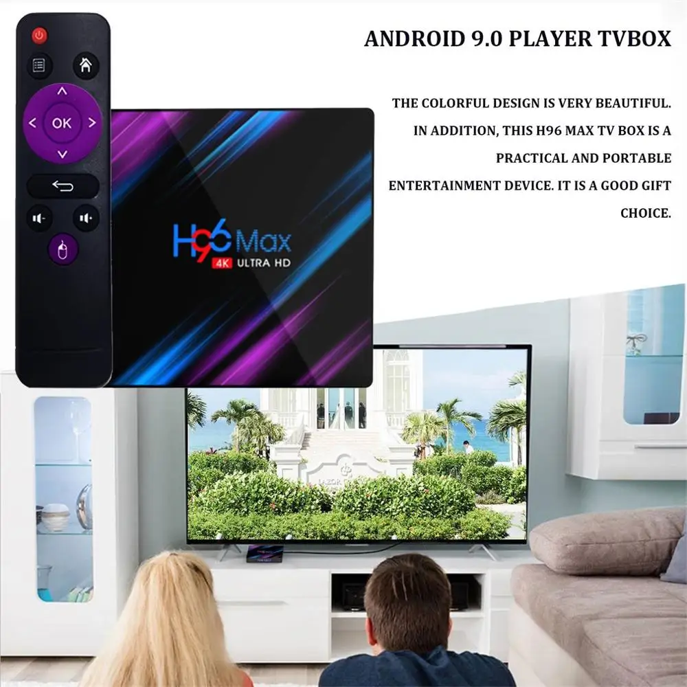 

Rk3318 Smart TV Box Player Set-Top Box 4GB 32GB 64GB Android 9.0 4K Hd Network Player 4K Youtube Media player Quad-Core Tv Box