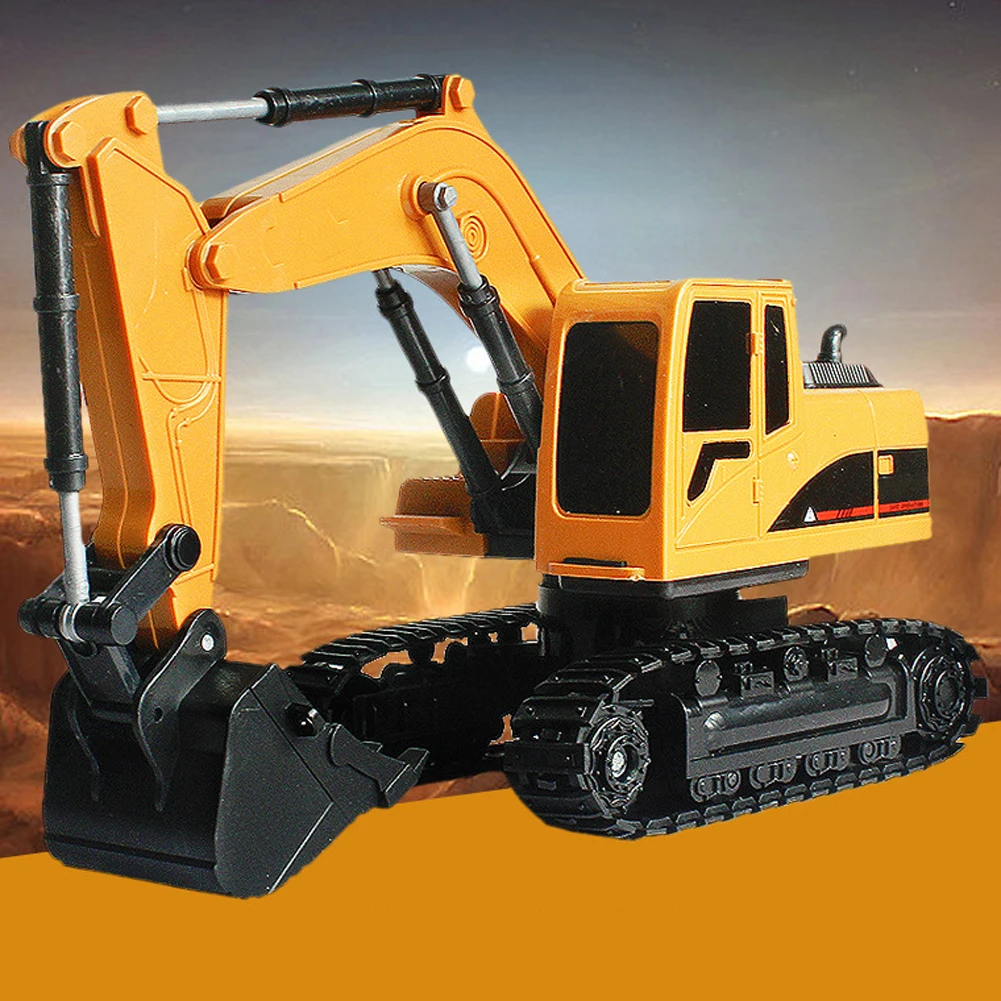 2 4G 1:24 беспроводной RC экскаватор игрушка 6 каналов инженерный автомобиль сплав