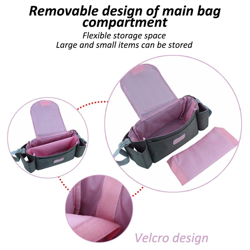 Сумка Органайзер для детской коляски переносные Висячие Сумки