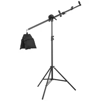 selens reflector boom arm stand with extendable holder arm light stands for photo studio lighting photography