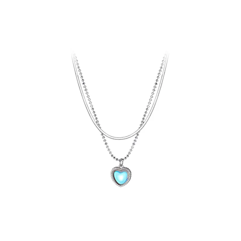 Женский чокер из серебра 925 пробы с лунным камнем | Украшения и аксессуары