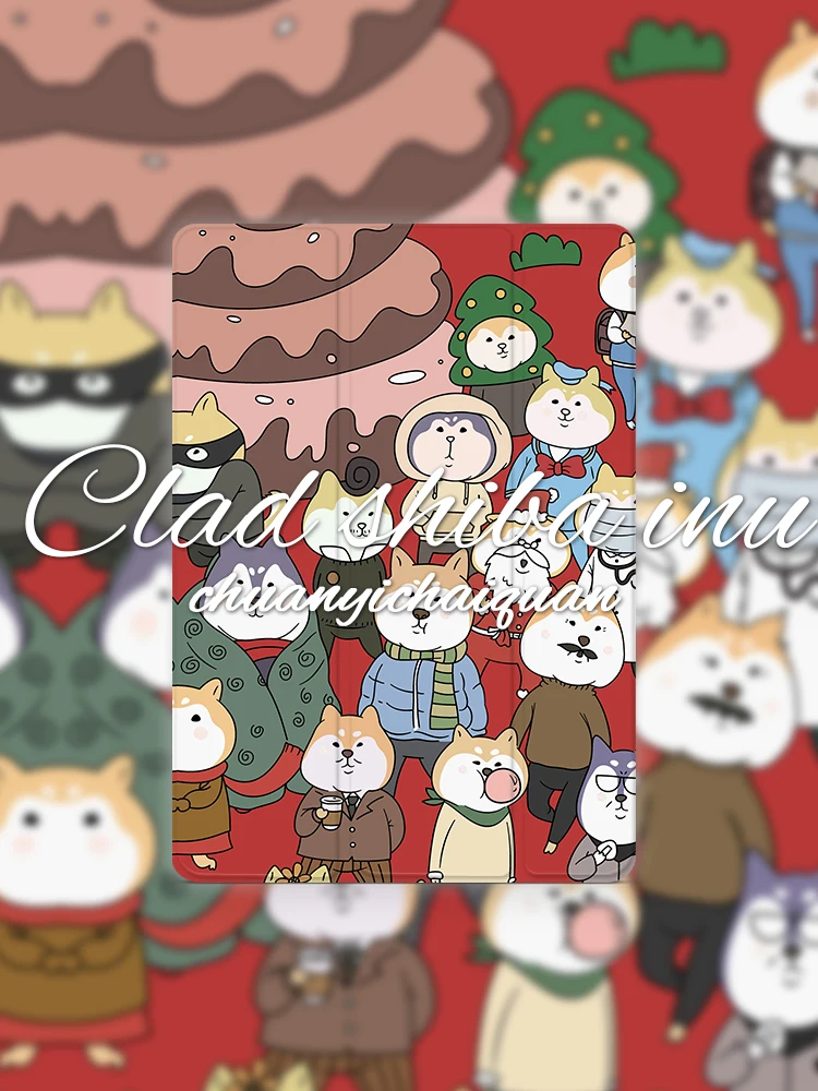 С рисунком в виде милых собачек откидная крышка чехол для iPad Pro 9 7 воздуха 10 5 12 2 Mini2