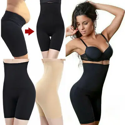 

Women's Shaper Shapermint Slim Body Control Slim High Waist solid Breathable Tummy Comfortable Exotic Shorts Pants Underwear