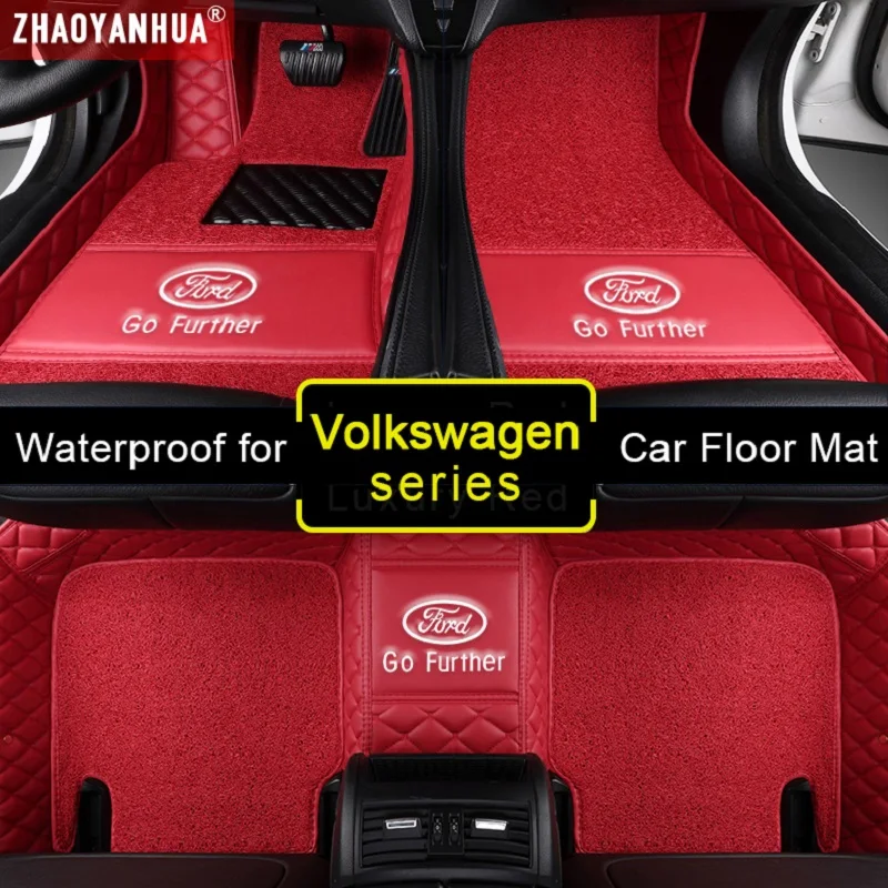 3D водонепроницаемые автомобильные коврики для polo sedan volkswagen vw touareg beetle passat cc sharan