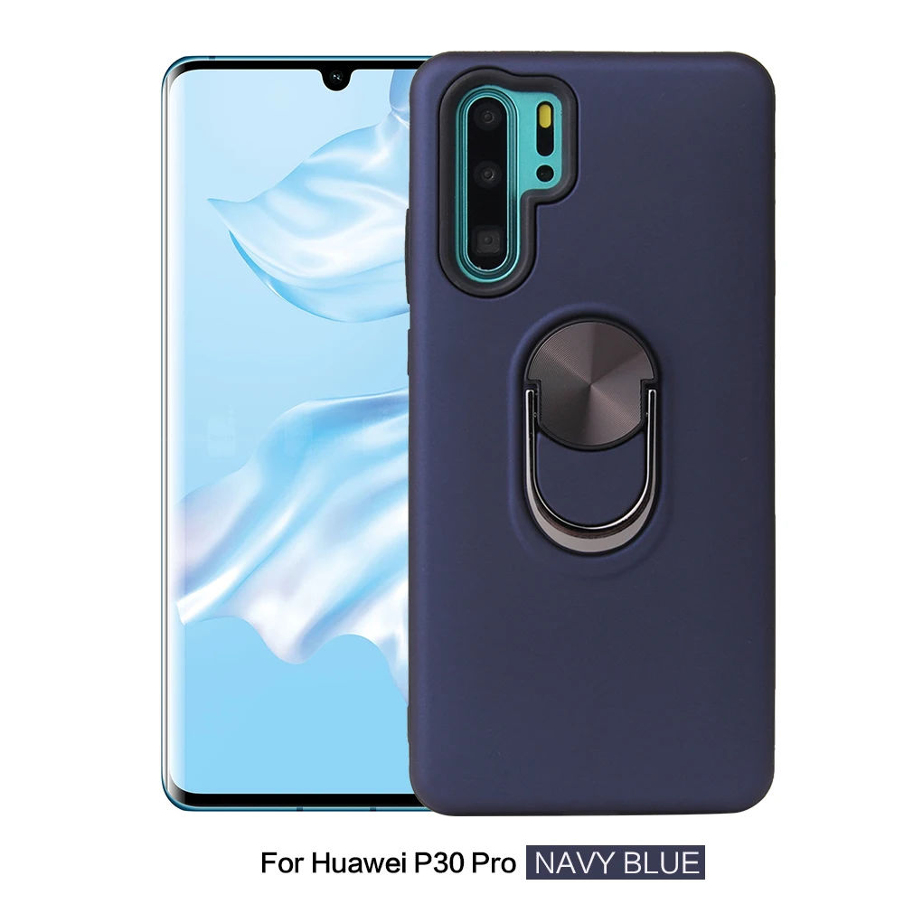 Броня магнитное кольцо держатель чехол для телефона huawei Honor P20 P30 mate 20 30 Y5 Y6 Y9 2019 Pro Lite противоударный мягкий