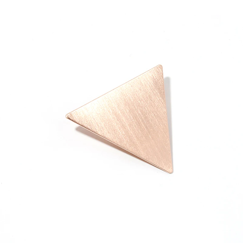 2-Gold Triangle Новые металлические заколки для волос, круглые треугольные заколки, заколки для волос, женские шпильки для волос, заколка для хвоста, аксессуары для волос для девочек - Окраска металла: 2-Gold Triangle