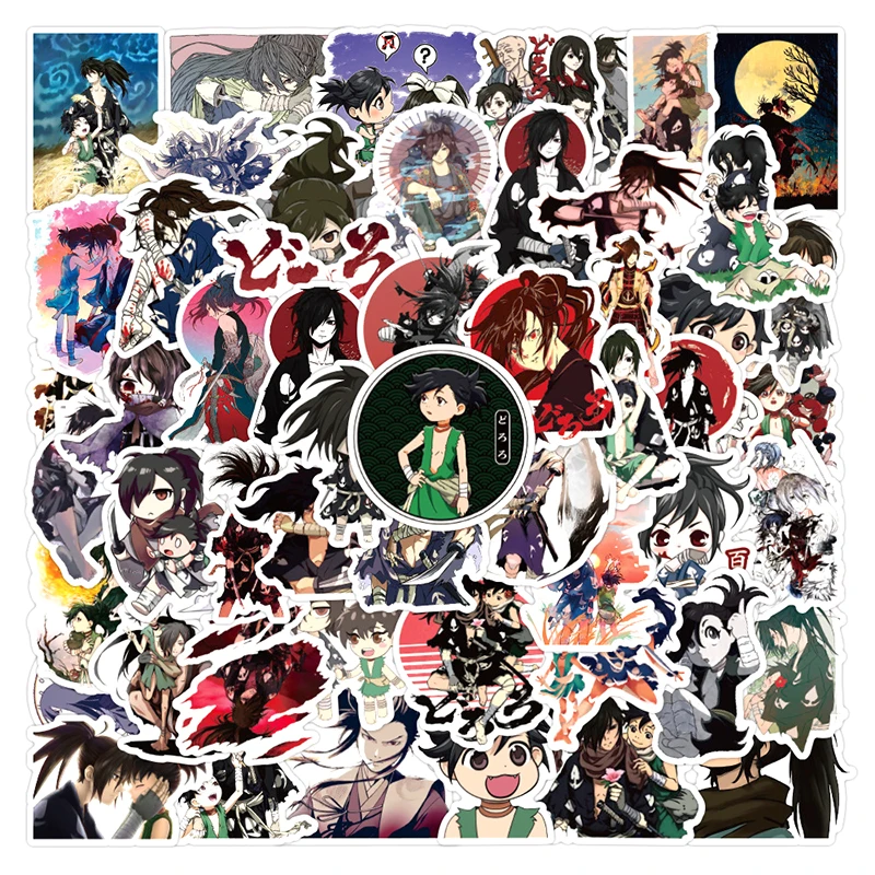 

10/30/50 шт./компл. Мультяшные аниме-наклейки Dororo для мебели, стены, стола, детской игрушки, автомобиля, багажника, детской гитары, мотоцикла