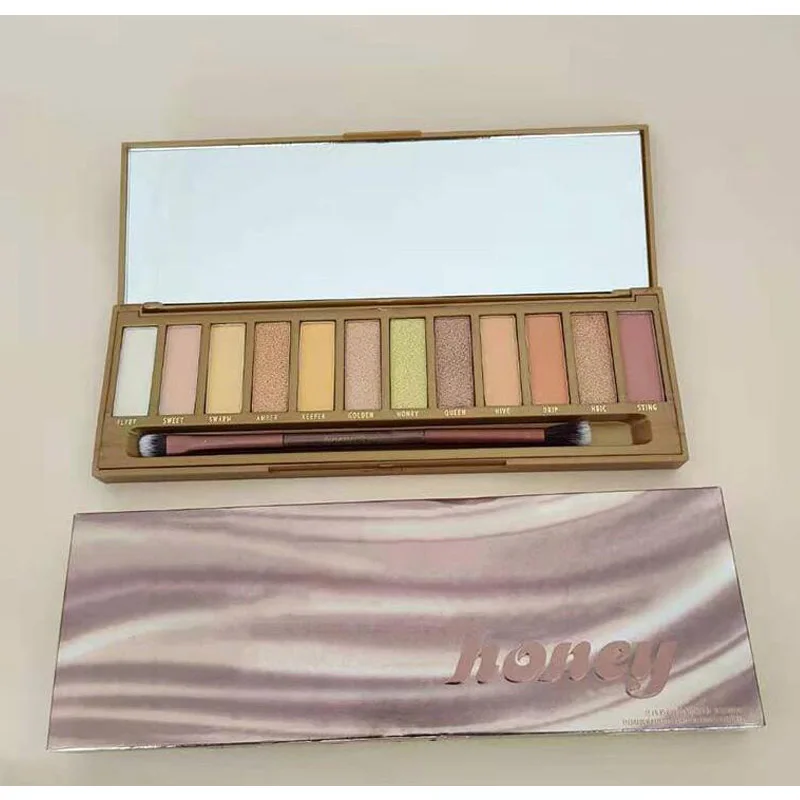 

2020 high qualtiy Honey Eyeshadow Palette 12 Colors Eye Shadow Palette Honey High Quality loaded Eyeshadow Palette