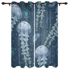 Роскошные занавески для гостиной темно-синие занавески с Медузой для молодежной спальни детской комнаты