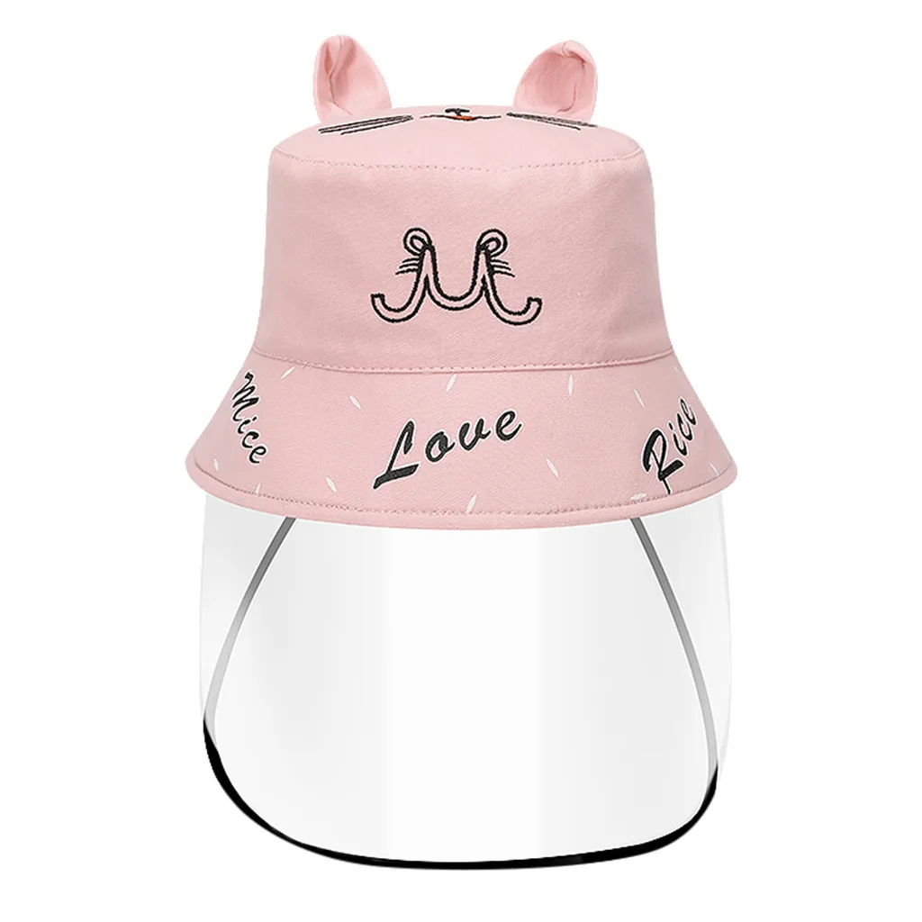 Anti-spitting Protective Hat Dustproof Cover Kids Boys Girls Fisherman Cap Dust protection 2020 New | Аксессуары для одежды