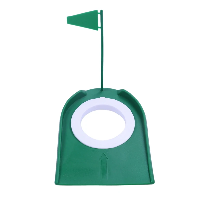 

Indoor Golf Putting Cup with Hole Flag Training Putter Practice Aid Home Yard Outdoor Training Trainer Aids Tool