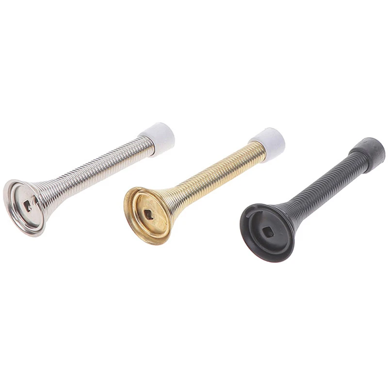 

Bedroom High Quality Stainless Steel Spring Rubber Door Stop Door Stop Wall Decorative Door Stop Protect Door And Wall
