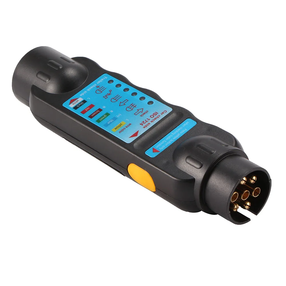 12V автомобиль тестер трейлера 7/13 Pin буксировочный светильник кабель цепи розетка