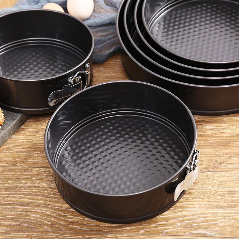 

Multiple Sizes Cake Pan Bakeware Round Non-Stick Metal Cake Mold Removable Bottom Carbon Steel Mould Pastry Baking Tools Oven