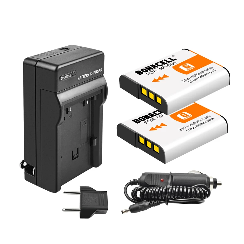 Фонарь аккумулятор + зарядка для Sony Cyber Shot NP BG1 фонарь|Перезаряжаемые батареи| |