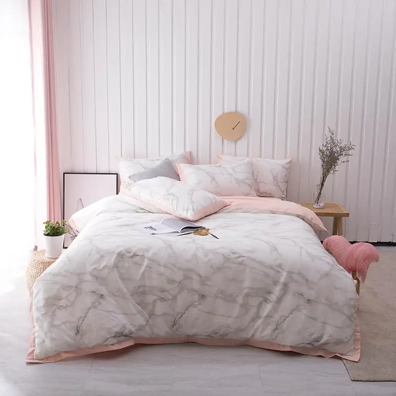 

Комплект постельного белья из 100% хлопка, с пододеяльником и простыней на молнии