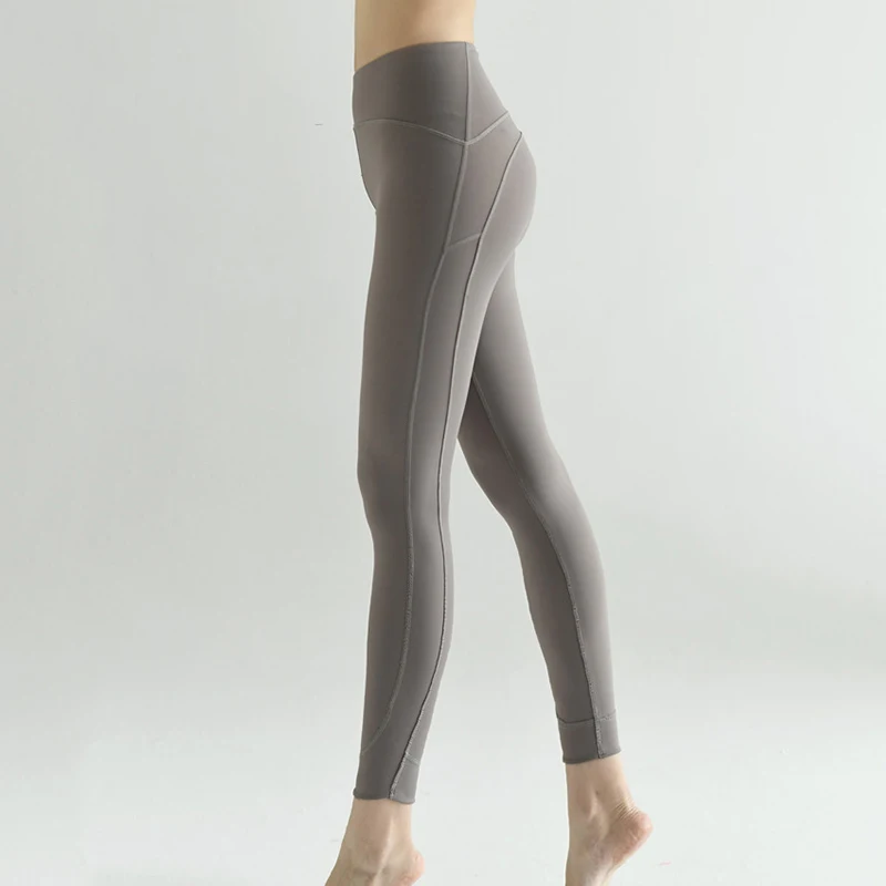 Женские облегающие обтягивающие спортивные леггинсы высокая эластичность
