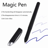 1pcs automatic fade pen disappearing refill invisible blue water based magic pens calligraphy board handwriting practice tool